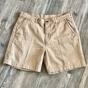 Patagonia Men's Tan Flat Front Shorts